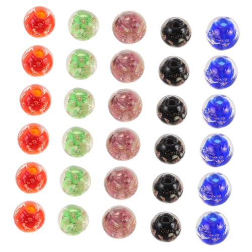 LIGHTAOTAO 50 Stück Leuchtperlen Rundperlen mit Nachleucht Bunte DIY Schmuckperlen für Armbänder Halsketten und Bastelarbeiten Flexible Lose Spacer Perlen für Handgemachten Schmuck LIGHTAOTAO 50 Stück Leuchtperlen Rundperlen mit Nachleucht Bunte DIY Schmuckperlen für Armbänder Halsketten und Bastelarbeiten Flexible Lose Spacer Perlen für Handgemachten Schmuck von LIGHTAOTAO