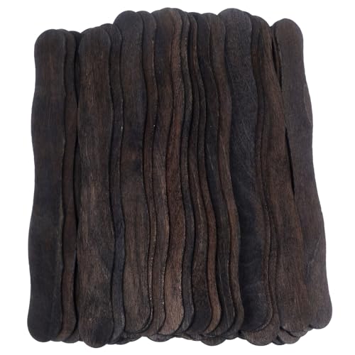 LIGHTAOTAO 50 Stück Schwarze Holzstäbchen Eisstiele Holzspieße Basteln DIY Modellbaumaterialien Lebensmittelqualität für Vielseitige Bastelprojekte und Kreative Anwendungen LIGHTAOTAO 50 Stück Schwarze Holzstäbchen Eisstiele Holzspieße Basteln DIY Modellbaumaterialien Lebensmittelqualität für Vielseitige Bastelprojekte und Kreative Anwendungen von LIGHTAOTAO