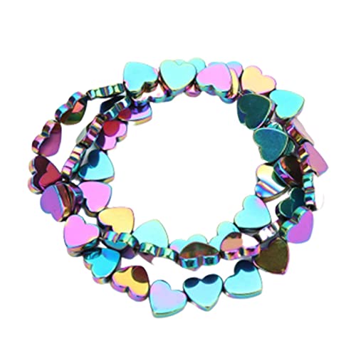 LIGHTAOTAO 50 Stück Teiliges Farbige Hohl Herz Steinperlen Natürliche Hämatit Schmuckperlen zum Auffädeln für DIY Armbänder Halsketten Kreative Bastelperlen für Perlenketten Selbermachen LIGHTAOTAO 50 Stück Teiliges Farbige Hohl Herz Steinperlen Natürliche Hämatit Schmuckperlen zum Auffädeln für DIY Armbänder Halsketten Kreative Bastelperlen für Perlenketten Selbermachen von LIGHTAOTAO