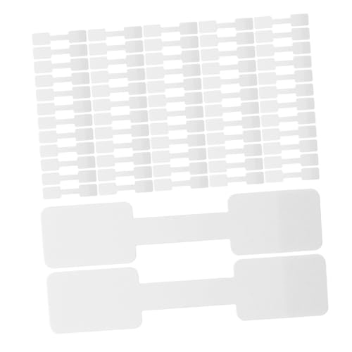 LIGHTAOTAO 500 Stück Selbstklebende Weiße Papierpreisschilder Rechteckige Schmucketiketten Für Ringe Halsketten Armbänder Vielseitige Anhängeetiketten Für Preiskennzeichnung Im Einzelhandel von LIGHTAOTAO