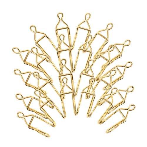 LIGHTAOTAO 50Stücke Taschenuhr Kettenclips Metallverschlüsse für DIY Uhrenketten Vielseitig Einsetzbar für Hosen und Cowboyketten mit Hoher Handwerkskunst für Sichere Anwendung von LIGHTAOTAO