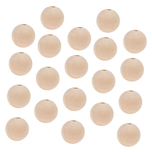 LIGHTAOTAO 50Stücke Unfertige Runde Holzperlen Naturbelassenem Farbton DIY Spacer Perlen für Bastelarbeiten für Dekorationen und Schmuckherstellung LIGHTAOTAO 50Stücke Unfertige Runde Holzperlen Naturbelassenem Farbton DIY Spacer Perlen für Bastelarbeiten für Dekorationen und Schmuckherstellung von LIGHTAOTAO