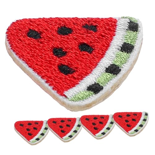 LIGHTAOTAO 5Stücke Wassermelonenform DIY Patches Bestickte Applikationen für Kleidung Rucksäcke und Hüte Einfach Aufzubügeln Langlebig und Farbenfroh von LIGHTAOTAO