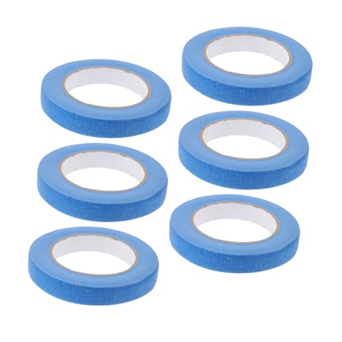 LIGHTAOTAO 6 Rollen Malerkrepp Abklebeband Klebeband Leicht Abreißbar ohne Rückstände Malerband zum Basteln und Malern für Präzise Abklebearbeiten Innen und Außen von LIGHTAOTAO