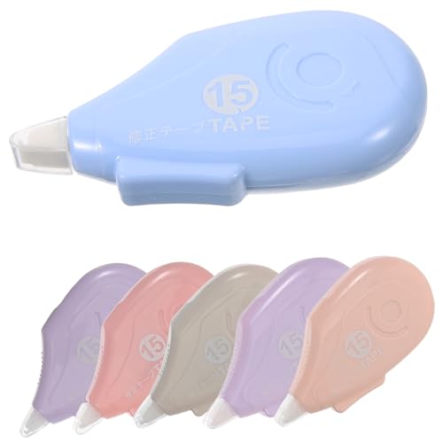 LIGHTAOTAO 6 Stück Teiliges Korrekturband mit Ergonomischem Griff Premium Korrekturroller für Büro und Schule Doppelte Linienfunktion Sofort Trocken in Zufälligen Farben LIGHTAOTAO 6 Stück Teiliges Korrekturband mit Ergonomischem Griff Premium Korrekturroller für Büro und Schule Doppelte Linienfunktion Sofort Trocken in Zufälligen Farben von LIGHTAOTAO