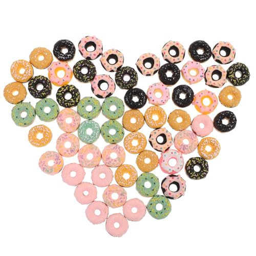 LIGHTAOTAO 60 Stück Donut Dekorationen für Diy Handyhüllen Lebensechte Süße Donuts Bastelzubehör für Persönliche Gestaltung und Schmuck für Puppenhäuser LIGHTAOTAO 60 Stück Donut Dekorationen für Diy Handyhüllen Lebensechte Süße Donuts Bastelzubehör für Persönliche Gestaltung und Schmuck für Puppenhäuser von LIGHTAOTAO