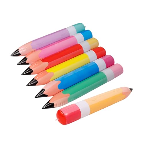 LIGHTAOTAO 7 Stück Aufblasbarer Bleistift Aufblasbare Dekoration Bleistiftdekore Zurück Zu Den Partyballons Der Schule Aufblasbare Spielzeuge Pvc von LIGHTAOTAO
