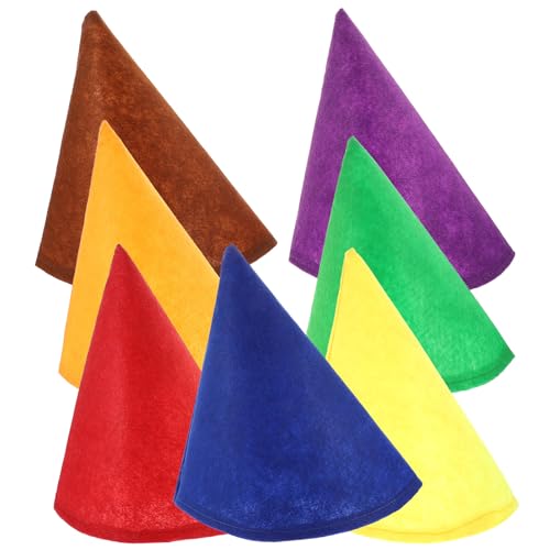 LIGHTAOTAO 7 Stück Weihnachtszwergmützen, Filz-zwerghüte Lustige Diy Cosplay-hüte, Haustierhut, Dekorative Zwerghüte für Halloween, Party Und Festlichkeiten, Geburtstag LIGHTAOTAO 7 Stück Weihnachtszwergmützen, Filz-zwerghüte Lustige Diy Cosplay-hüte, Haustierhut, Dekorative Zwerghüte für Halloween, Party Und Festlichkeiten, Geburtstag von LIGHTAOTAO