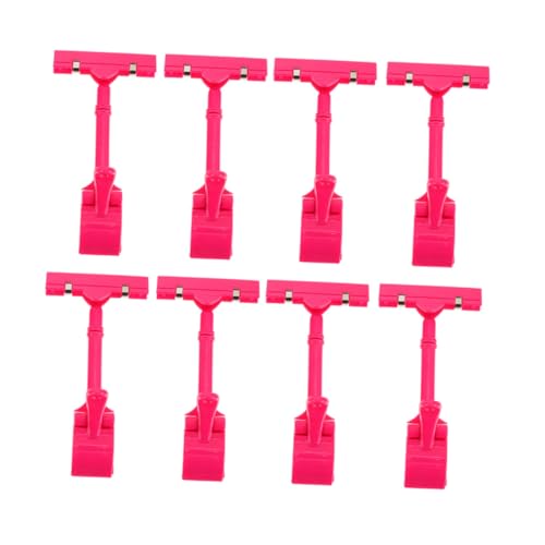 LIGHTAOTAO 8 Stück Preisschildhalter Preisschildklemme Etikettenklemme Doppelkopf-Display-Clips Halter für Preisschilder Preiskarten-Clip Etikettenhalterklemme Plastik Rosig LIGHTAOTAO 8 Stück Preisschildhalter Preisschildklemme Etikettenklemme Doppelkopf-Display-Clips Halter für Preisschilder Preiskarten-Clip Etikettenhalterklemme Plastik Rosig von LIGHTAOTAO