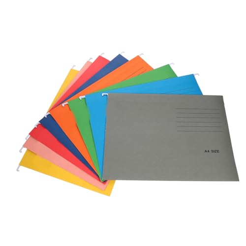 LIGHTAOTAO 8Stücke Hängemappen für Dokumente Stabile Aktenordner Praktische Aufbewahrungslösungen für Büro Schule und Zuhause für Effiziente Organisation von LIGHTAOTAO