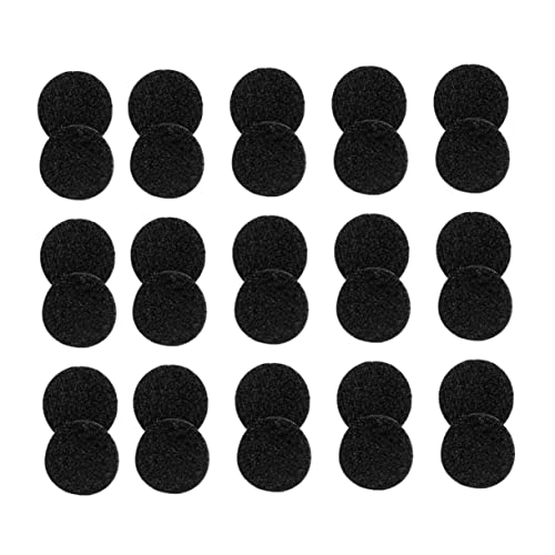 LIGHTAOTAO 900 Stück Schwarze Teilig Runde Selbstklebende Klettband Dots Abnehmbare Klebepunkte Für Haushalt Büro Und Bastelprojekte von LIGHTAOTAO