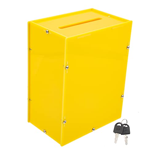 LIGHTAOTAO Acryl Abstimmungsbox mit Schloss Wandmontage Spendenbox für Vorschläge und Stimmzettel Langlebig für Veranstaltungen und Aktionen LIGHTAOTAO Acryl Abstimmungsbox mit Schloss Wandmontage Spendenbox für Vorschläge und Stimmzettel Langlebig für Veranstaltungen und Aktionen von LIGHTAOTAO