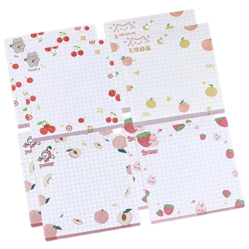 LIGHTAOTAO Blütenmuster Notizblöcke Abreißbare Memo Pads für To Do Listen und Notizen für Schule und Büro Designs von LIGHTAOTAO