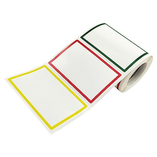 LIGHTAOTAO Bunte Selbstklebende Namensaufkleber Blanko Name Tag Sticker DIY Etiketten für Schule Büro Kleidung Sortierung ohne Kleberückstände LIGHTAOTAO Bunte Selbstklebende Namensaufkleber Blanko Name Tag Sticker DIY Etiketten für Schule Büro Kleidung Sortierung ohne Kleberückstände von LIGHTAOTAO