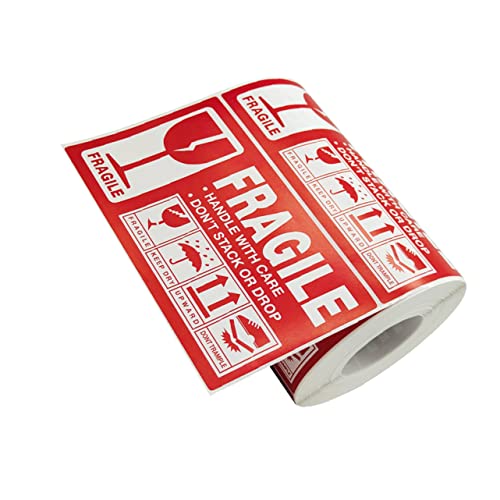 LIGHTAOTAO Fragile Warnaufkleber Selbstklebend Kleine Etiketten Flexibel Langlebig Vielseitig Haftend für Pakete Kartons Geeignet für Versand und Transport LIGHTAOTAO Fragile Warnaufkleber Selbstklebend Kleine Etiketten Flexibel Langlebig Vielseitig Haftend für Pakete Kartons Geeignet für Versand und Transport von LIGHTAOTAO