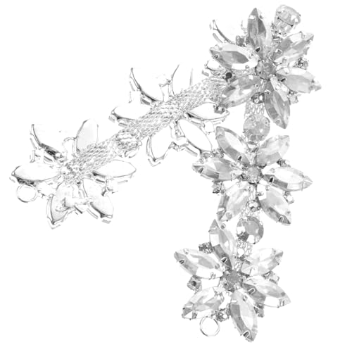 LIGHTAOTAO Glass Rhinestone Applique Flower Patch für Hochzeitskleider Stilvolles Vielseitige Anwendung für Gürtel Schuhe und Accessoires Verarbeitung Funkelnde Details LIGHTAOTAO Glass Rhinestone Applique Flower Patch für Hochzeitskleider Stilvolles Vielseitige Anwendung für Gürtel Schuhe und Accessoires Verarbeitung Funkelnde Details von LIGHTAOTAO
