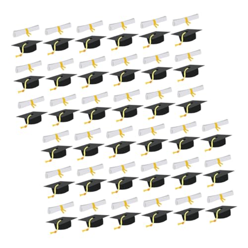 LIGHTAOTAO Graduation Konfetti Doktorhut Papierstreu Abschlussfeier Deko für High School College Party Festlich Leicht zu Verteilen Abi Geschenke Partydekoration von LIGHTAOTAO
