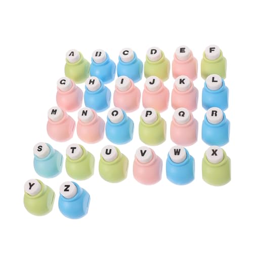 LIGHTAOTAO Handgehaltener Alphabet Papierstanzer Buchstaben Präziser Lochstanzer Für DIY Basteln Scrapbooking Grußkarten Journal Handwerk Vielseitig Für Papier Stoff Leder von LIGHTAOTAO