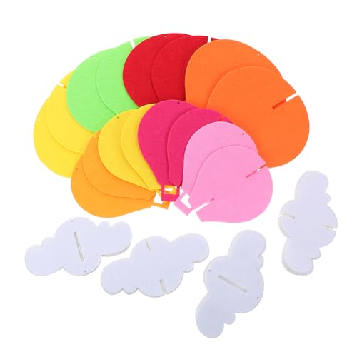 LIGHTAOTAO Heißluftballon Dekoration Anhänger geformt Luftballons Kinderzimmer Deckenballon Dekorate Dekorationen für das Klassenzimmer zu Hause hängende dekore für klassenzimmer Vlies Bunt von LIGHTAOTAO