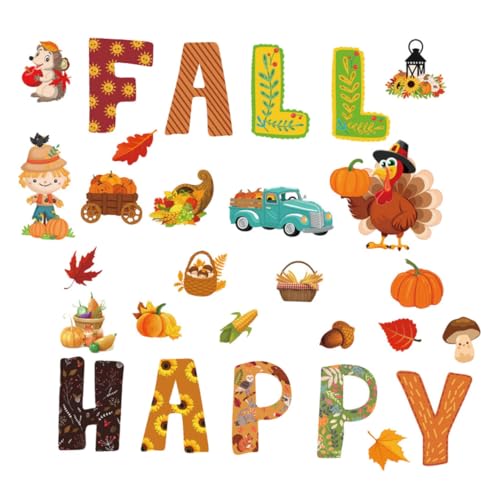 LIGHTAOTAO Herbstliche Pinnwanddekoration Teiliges Papier mit Kürbis Ahornblatt Sonnenblume für Klassenzimmer DIY Wandpaste für Thanksgiving und Herbstliche Bastelprojekte LIGHTAOTAO Herbstliche Pinnwanddekoration Teiliges Papier mit Kürbis Ahornblatt Sonnenblume für Klassenzimmer DIY Wandpaste für Thanksgiving und Herbstliche Bastelprojekte von LIGHTAOTAO