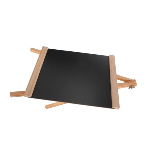 LIGHTAOTAO Holz Kreidetafel mit A Staffelei Abwischbar Rustikaler Rahmen Stabiler Stand als Kleine Menütafel für Küche Bar Büro und Hochzeit von LIGHTAOTAO