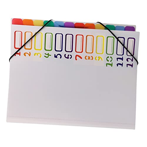 LIGHTAOTAO Mehrschichtiger Dokumentenordner mit Multi Layer File Folder Funktion Leichter und Tragbarer Receipt Organizer für Büro und Zuhause Praktischer Aufbewahrungsordner für Verträge von LIGHTAOTAO