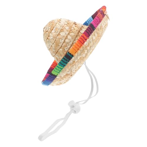 LIGHTAOTAO Mexican Sombrero Party Hut Klein Karneval Party Favor Mexiko Mottoparty Karnevalshut Festlicher Strohhut für Kostüm und Fotorequisiten von LIGHTAOTAO
