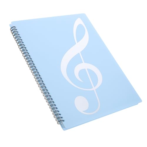 LIGHTAOTAO Musiknoten Ordner Spiralförmig Musikmappe Silber Blaue Notenblatt Aufbewahrung Für Klavier Violine Gitarre Schüler Lehrer Büro Dokumentenorganizer LIGHTAOTAO Musiknoten Ordner Spiralförmig Musikmappe Silber Blaue Notenblatt Aufbewahrung Für Klavier Violine Gitarre Schüler Lehrer Büro Dokumentenorganizer von LIGHTAOTAO