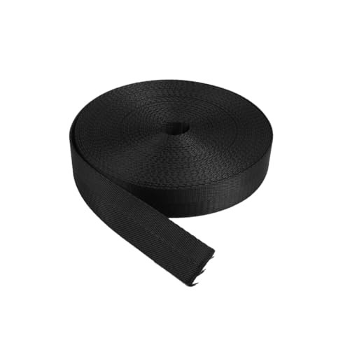 LIGHTAOTAO Schwarzes Breites Herringbone Gurtband aus Strapazierfähigem Nylon Atmungsaktives Einfarbiges Webband für Bekleidung Taschen und Koffer Vielseitiges Dekorationsband LIGHTAOTAO Schwarzes Breites Herringbone Gurtband aus Strapazierfähigem Nylon Atmungsaktives Einfarbiges Webband für Bekleidung Taschen und Koffer Vielseitiges Dekorationsband von LIGHTAOTAO