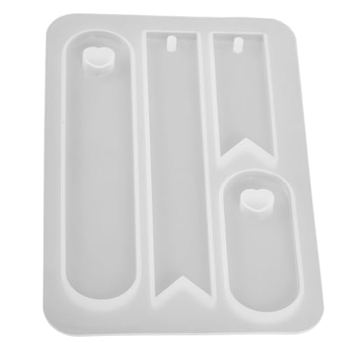 LIGHTAOTAO Silikonform Lesezeichen DIY Epoxidharz Gießform Wiederverwendbar Flexible Silikonform für Epoxy Harz Basteln Verschiedene Formen für Buchzeichen Herstellung von LIGHTAOTAO