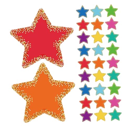 LIGHTAOTAO Sternförmige Konfetti Dekorationen für Klassenzimmer Farben Je für Diy Projekte und Bastelarbeiten von LIGHTAOTAO