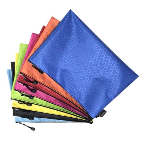 LIGHTAOTAO Wasserdichte Dokumententasche mit Reißverschluss Canvas Mappe mit Ballmuster Praktische Büro Reise organizer Widerstandsfähige Datei aufbewahrungstasche für Zufällige Farbe von LIGHTAOTAO