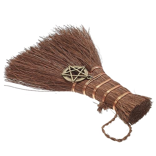 LIGHTAOTAO Witch Broom Auto Anhänger DIY Charm Anhänger Hexenbesen Miniatur Hängende Dekoration Kreatives Autozubehör Halloween Deko von LIGHTAOTAO