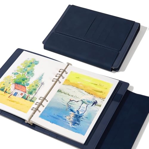 Lightwish Aquarell-Skizzenbuch, 100 % Baumwolle, säurefrei, Aquarell-Tagebuch, 300 g/m²/63,5 kg, Heißpress-Aquarellpapier für Künstler, Erwachsene, Studenten, 20 Blatt, 23,5 x 16,3 cm Lightwish Aquarell-Skizzenbuch, 100 % Baumwolle, säurefrei, Aquarell-Tagebuch, 300 g/m²/63,5 kg, Heißpress-Aquarellpapier für Künstler, Erwachsene, Studenten, 20 Blatt, 23,5 x 16,3 cm von LIGHTWISH