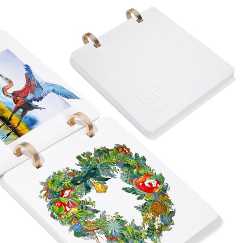 Lightwish Quadratisches Aquarell-Tagebuch, Kaltpressung, 140 lb/300 g/m², säurefrei, Aquarellpapier-Skizzenbuch aus 100% Baumwolle, 20 Blatt, 5,12 x 5,12 Zoll, ideal für Künstler und Studenten Lightwish Quadratisches Aquarell-Tagebuch, Kaltpressung, 140 lb/300 g/m², säurefrei, Aquarellpapier-Skizzenbuch aus 100% Baumwolle, 20 Blatt, 5,12 x 5,12 Zoll, ideal für Künstler und Studenten von LIGHTWISH