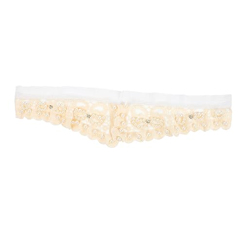 LIGIGWASH 1 Stück Retro Lace Pearl Fake Collar Abnehmbarer Blusenkragen für Frauen Dekorationsaccessoire für Shirts Kleider und für Partys Hochzeiten und Besondere Anlässe von LIGIGWASH