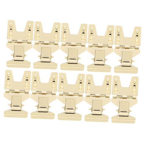 LIGIGWASH 10 Metall Preisschildhalter Clips Langlebig Rostfrei mit Praktischem Clipmechanismus für Regalbeschriftung Vielseitig Einsetzbar in Bäckereien Supermärkten und Einzelhandel von LIGIGWASH