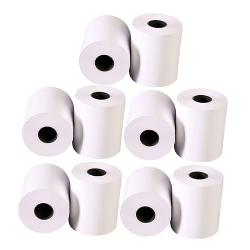 LIGIGWASH 10 Rollen Wärmedruckerpapier Thermalpapierrollen Praktische Druckpapierrollen Druckerpapier Rollen Wärmepapier Rollenrolle Wärmedruckpapier von LIGIGWASH