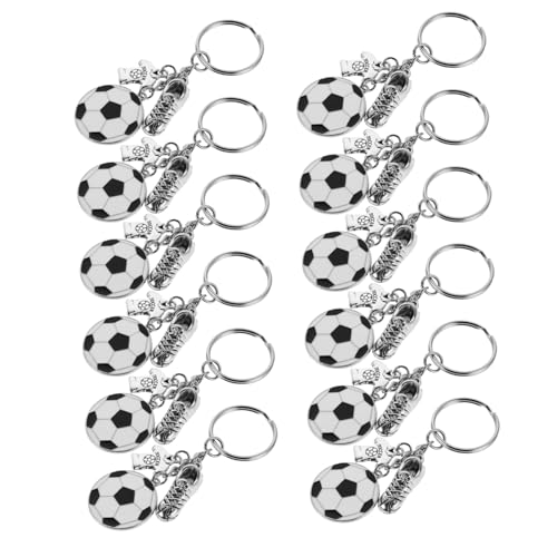 LIGIGWASH 10 Stück Fußball Schlüsselanhänger aus Zinklegierung Leichter Metallanhänger als Sport-bag-charm Robustes Fußballgeschenk für Jungen Schule Karneval Praktische Party-mitgebsel LIGIGWASH 10 Stück Fußball Schlüsselanhänger aus Zinklegierung Leichter Metallanhänger als Sport-bag-charm Robustes Fußballgeschenk für Jungen Schule Karneval Praktische Party-mitgebsel von LIGIGWASH