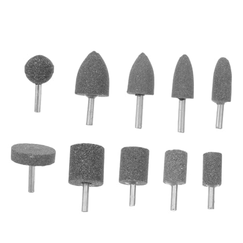 LIGIGWASH 10 Stück Schleifscheiben-schleifkopf Elektrischer Schleifbohrer Montierter Steinbohrer Polierkopf Aus Braunem Korund Schleifmittel Braunes Korundstück Rad Grey Braunes Edelkorund LIGIGWASH 10 Stück Schleifscheiben-schleifkopf Elektrischer Schleifbohrer Montierter Steinbohrer Polierkopf Aus Braunem Korund Schleifmittel Braunes Korundstück Rad Grey Braunes Edelkorund von LIGIGWASH
