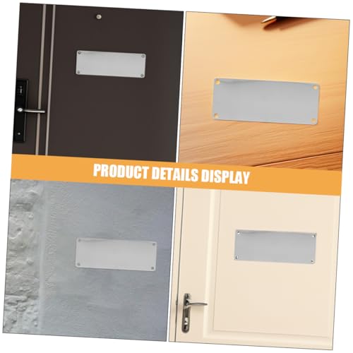LIGIGWASH 10 Stück Teiliges Blanko Namensschild mit Vorgebohrten Löchern Rostfrei Gravierbare Metallplatten für DIY Gravurprojekte und Beschilderung LIGIGWASH 10 Stück Teiliges Blanko Namensschild mit Vorgebohrten Löchern Rostfrei Gravierbare Metallplatten für DIY Gravurprojekte und Beschilderung von LIGIGWASH