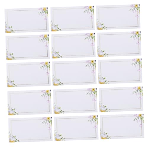 LIGIGWASH 100 Stück Teiliges Blumen Sitzkarten für Tischdekoration Faltbare Namenskarten für Hochzeitsfeier Bankett Babyparty Stabile Papiersitzplan Karten mit Glatter Oberfläche für Klare LIGIGWASH 100 Stück Teiliges Blumen Sitzkarten für Tischdekoration Faltbare Namenskarten für Hochzeitsfeier Bankett Babyparty Stabile Papiersitzplan Karten mit Glatter Oberfläche für Klare von LIGIGWASH