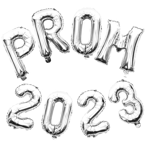 LIGIGWASH 2 Sätze Prom Ballon Silber Teilig Aluminiumfolie Langlebig Abschlussfeier Dekoration für Innen und Außen Klassenzimmer Party Fenster Tür LIGIGWASH 2 Sätze Prom Ballon Silber Teilig Aluminiumfolie Langlebig Abschlussfeier Dekoration für Innen und Außen Klassenzimmer Party Fenster Tür von LIGIGWASH