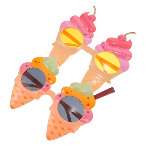 LIGIGWASH 2 Stück Hawaiianische Party Sonnenbrille Lustige Eiscreme Brille für Strand und Luau Partys Dekorative Kostümaccessoires für Fotorequisiten LIGIGWASH 2 Stück Hawaiianische Party Sonnenbrille Lustige Eiscreme Brille für Strand und Luau Partys Dekorative Kostümaccessoires für Fotorequisiten von LIGIGWASH