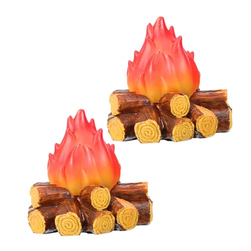 LIGIGWASH 2 Stück LED Flammenlose Feuerholz Lampe mit Simulierter Flamme Kreative Nachtlicht Deko Wasserdichte Resin Lagerlicht Laterne für Camping und Feiertage Batteriefrei LIGIGWASH 2 Stück LED Flammenlose Feuerholz Lampe mit Simulierter Flamme Kreative Nachtlicht Deko Wasserdichte Resin Lagerlicht Laterne für Camping und Feiertage Batteriefrei von LIGIGWASH