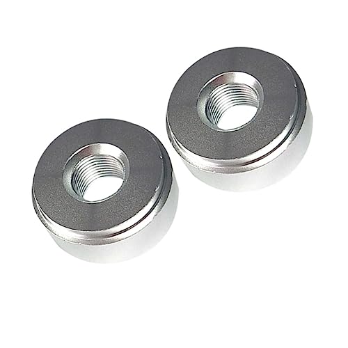 LIGIGWASH 2 Stück Npt Schweißgewinde Aluminiumlegierung Schweißverbinder für Heimwerker Robuste Verbindung Hohe Korrosionsbeständigkeit Einfache Installation für Verschiedene Anwendungen von LIGIGWASH