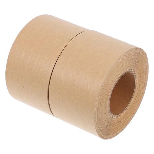 LIGIGWASH 2 Stück Packband aus Kraft wasseraktivierter Klebebandabroller braunes Gummiband Pappband gummiertes Papierband Aquarellband für Papier Massenband Kraftpapier Brown LIGIGWASH 2 Stück Packband aus Kraft wasseraktivierter Klebebandabroller braunes Gummiband Pappband gummiertes Papierband Aquarellband für Papier Massenband Kraftpapier Brown von LIGIGWASH