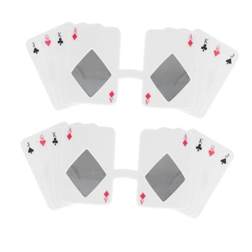 LIGIGWASH 2 Stück Poker Themen Sonnenbrillen Quirky Party Brille für Geburtstagsfeiern und Fotos als Witziges Accessoire für und Feiern LIGIGWASH 2 Stück Poker Themen Sonnenbrillen Quirky Party Brille für Geburtstagsfeiern und Fotos als Witziges Accessoire für und Feiern von LIGIGWASH