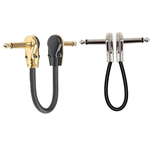 LIGIGWASH 2 Stück Teiliges Gitarren Patchkabel Flacher Stecker Professionelles Bass und Gitarrenzubehör Rauscharmes Audiokabel Langlebige Effektgerät Verbindung für Musiker LIGIGWASH 2 Stück Teiliges Gitarren Patchkabel Flacher Stecker Professionelles Bass und Gitarrenzubehör Rauscharmes Audiokabel Langlebige Effektgerät Verbindung für Musiker von LIGIGWASH
