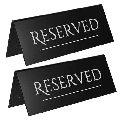 LIGIGWASH 2 Stück Tischschild Invertiertes Dreieck Reserviert Schilder Wiederverwendbar Platzsparend Elegant für Hochzeit Event Bankett Praktische Tischnummern und Tischkartenhalter LIGIGWASH 2 Stück Tischschild Invertiertes Dreieck Reserviert Schilder Wiederverwendbar Platzsparend Elegant für Hochzeit Event Bankett Praktische Tischnummern und Tischkartenhalter von LIGIGWASH